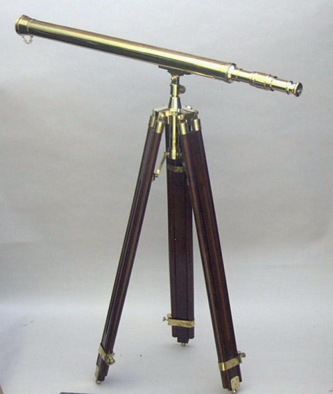 Nickel Plated Harbor Master Telescope-38"
